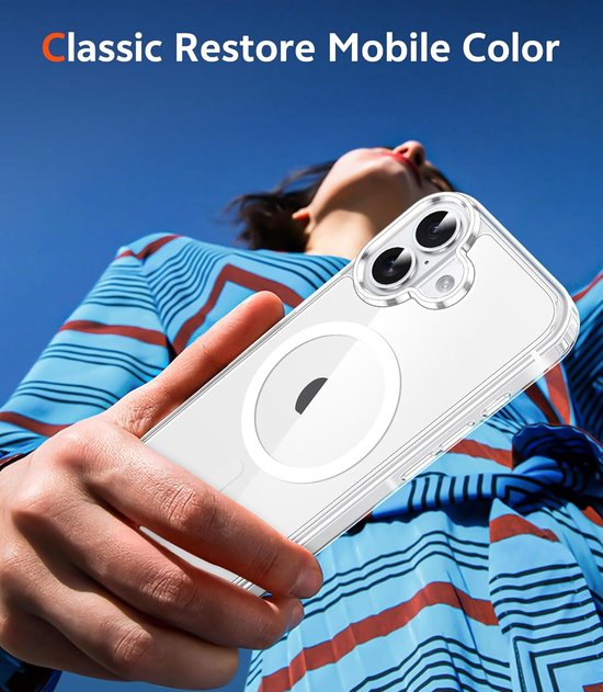 iPhone 17 Hoesjes – Transparante Backcover – Schokbestendig – MagSafe Compatibel-Ilumina Benelux