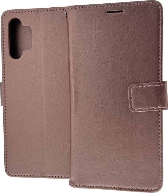 Samsung Galaxy A32 4G Hoesjes – Portemonnee Book Case – Pasjeshouder – Magneetsluiting – Roségoud-Ilumina Benelux