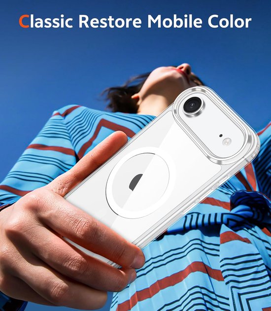 iPhone Air Hoesjes – Transparante Backcover – Schokbestendig – MagSafe – Incl. 2x Screenprotector & Camera Protector-Ilumina Benelux