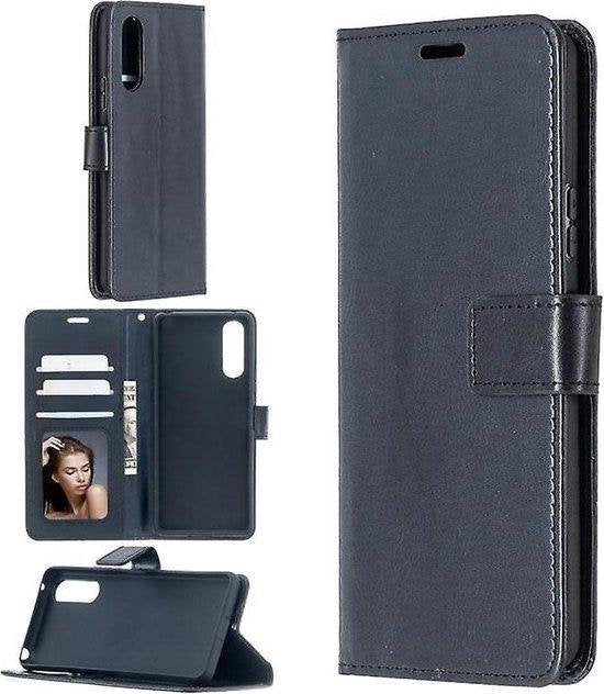 Sony Xperia 5 III Hoesjes – Bookcase Portemonnee – Pasjeshouder – 3x Screenprotector – Zwart-Ilumina Benelux