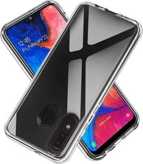 Samsung Galaxy A20E Hoesjes – Transparante Siliconen Backcover – Flexibel – Soft TPU – Transparant