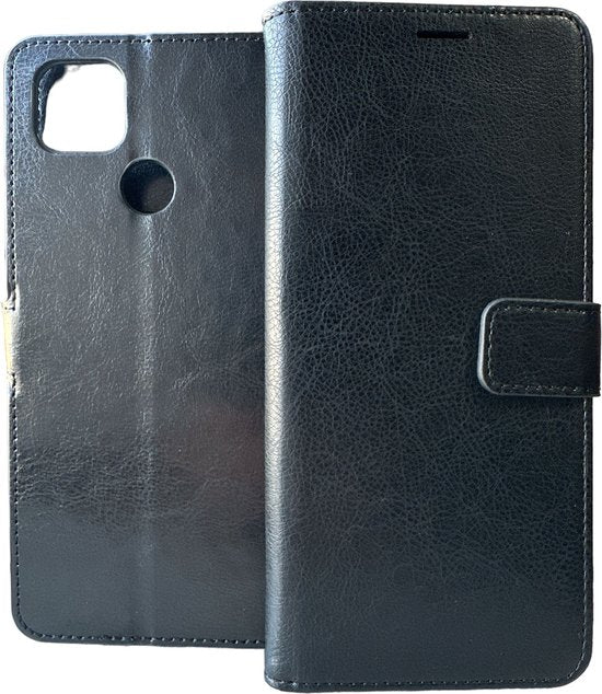 Motorola Moto G9 Power Hoesjes – Portemonnee Book Case – Pasjeshouder – 2x Screenprotector – Zwart-Ilumina Benelux