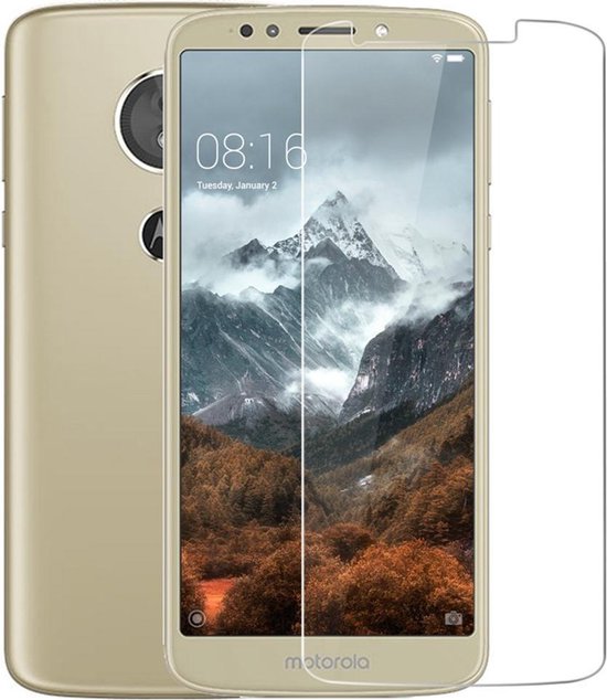 Screenprotector - Geschikt voor Motorola Moto E5 - 9H Glas (1-Pack)