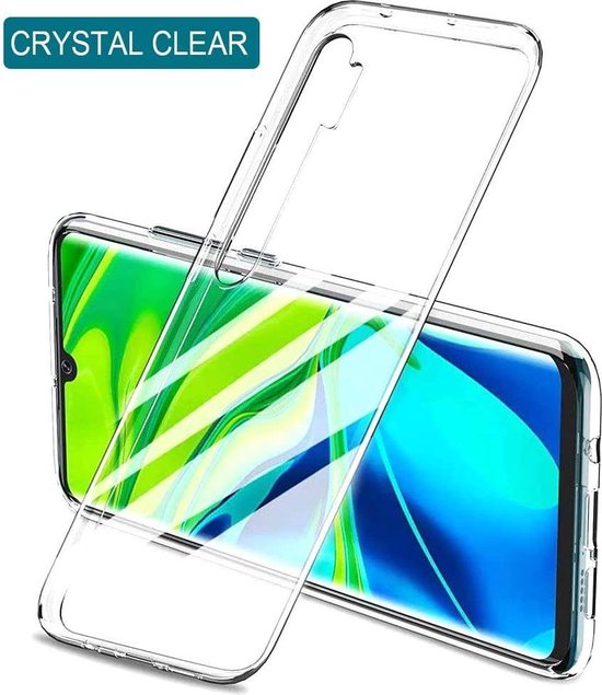 Xiaomi Note 10 Pro Hoesjes – Siliconen Backcover – Transparant – Geschikt voor Xiaomi Mi Note 10 – Soft TPU – Doorzichtig-Ilumina Benelux