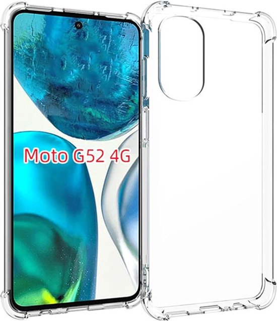 Motorola Moto G52 Hoesjes – Siliconen Backcover – Flexibel – Schokbestendig – Transparant-Ilumina Benelux