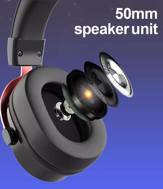 Draadloze Gaming Headset - G1000 - zwart - Geschikt voor: Playstation PS4/PS5, PC & Nintendo Switch, Laptop, iPhone en iPad