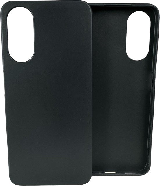 Oppo A78 5G Hoesjes – Siliconen Backcover – Flexibel – Schokbestendig – Zwart-Ilumina Benelux