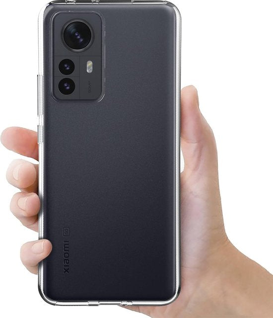 Xiaomi 12 Pro Hoesjes – Flexibele Siliconen Backcover – Transparant – Soft TPU – Anti Kras-Ilumina Benelux