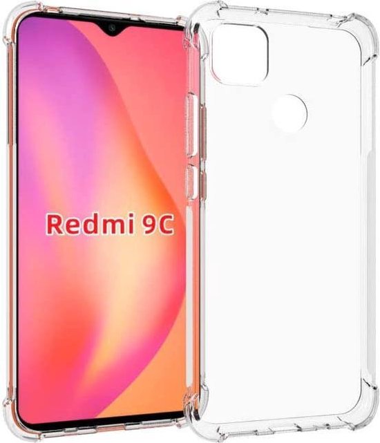 Xiaomi Redmi 9C Hoesjes – Soft TPU Siliconen Backcover – Schokbestendig – Transparant-Ilumina Benelux