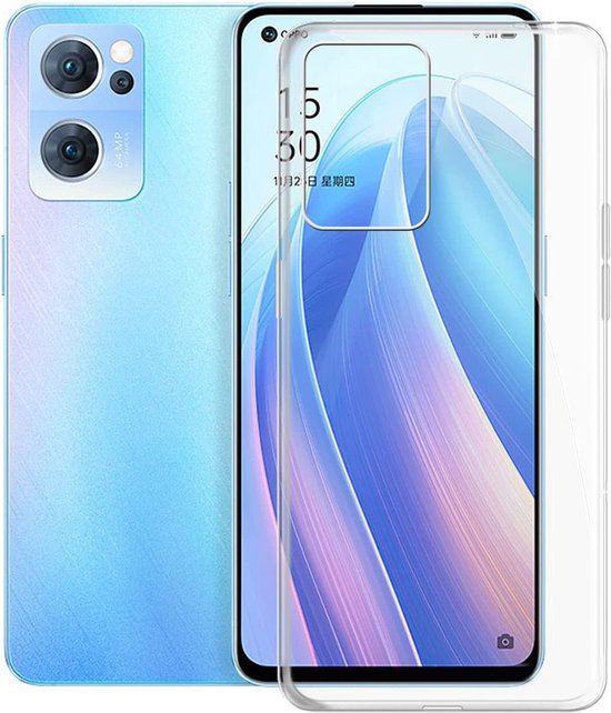 Oppo Find X5 Lite Hoesjes – Soft TPU Siliconen Backcover – Schokbestendig – 2x Screenprotector – Zwart-Ilumina Benelux