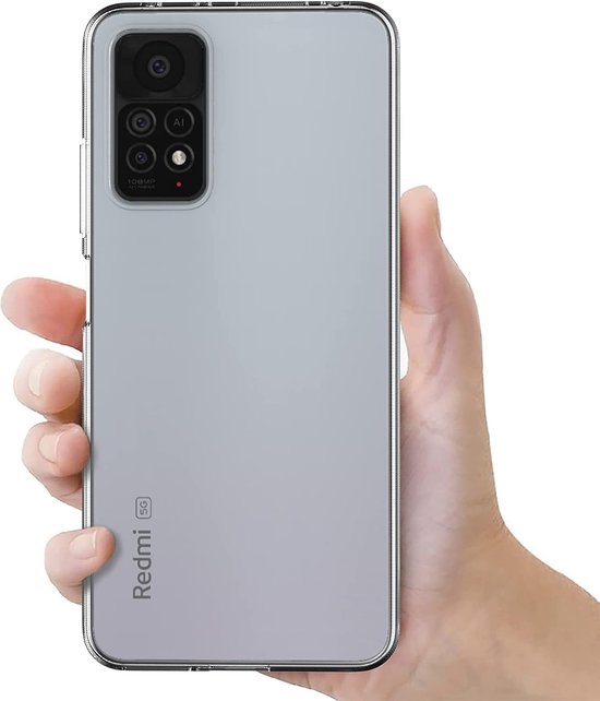 Xiaomi Redmi Note 11 Pro Hoesjes – Siliconen Backcover – Flexibel – Transparant-Ilumina Benelux
