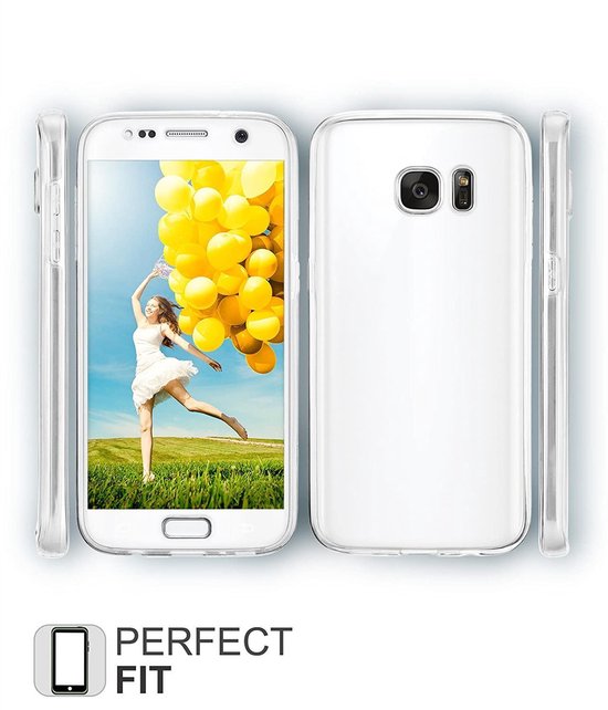 Silicone Hoesje Voor en Achter Transparant - Geschikt Voor Samsung Galaxy M20