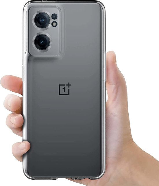 OnePlus Nord CE 2 5G Hoesjes – Transparante Siliconen Backcover – Inclusief Screenprotector – Anti Kras-Ilumina Benelux