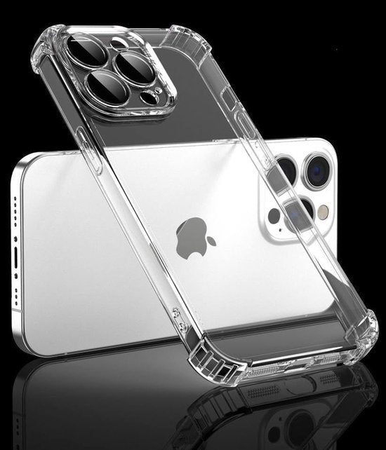 iPhone 15 Plus Hoesjes – Transparante TPU Backcover – Schokbestendig – Camera Beschermer – Gorilla Anti-Shock-Ilumina Benelux