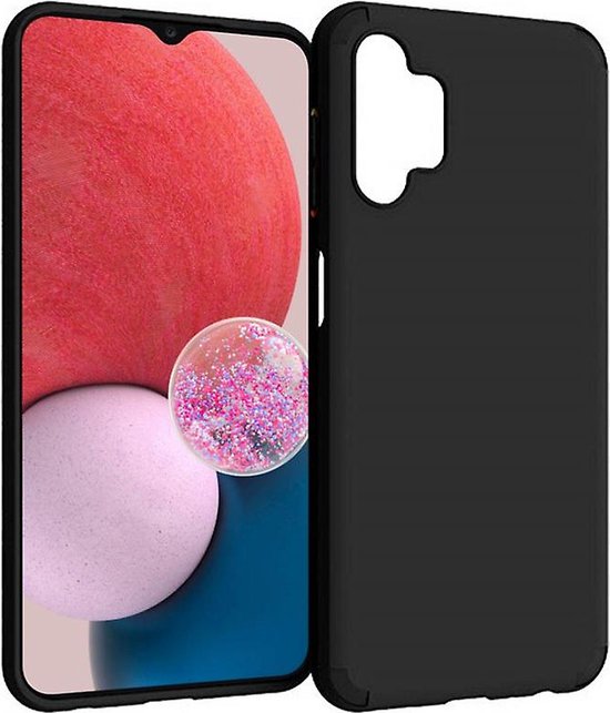 Samsung Galaxy A13 4G Hoesjes – Siliconen Backcover – Flexibel – Zwart-Ilumina Benelux