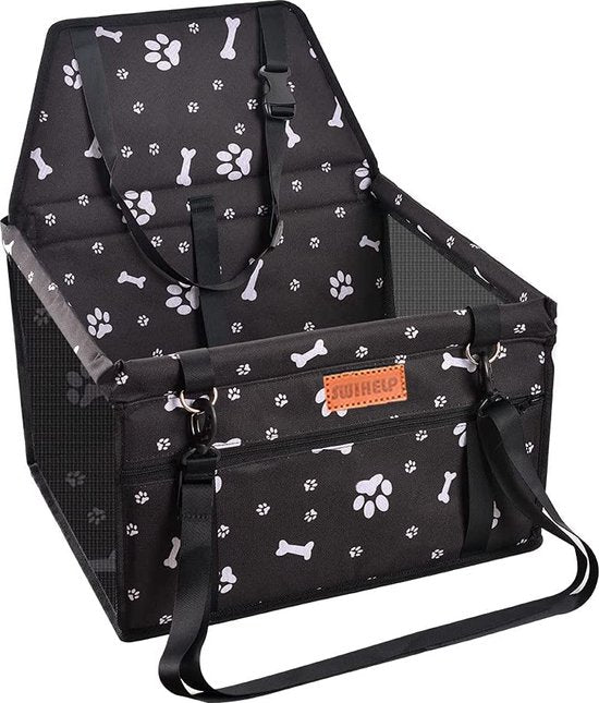 Hondenmand Auto | Hondenstoel Auto | Hondenzitje auto | Automand hond kat | Geschikt voor Voorstoel en Achterbank | Afneembare onderkant