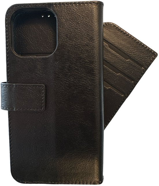 iPhone 16 Plus Hoesjes – Portemonnee Hoes – 9 Pasjesvakken – Multi Storage Wallet – Zwart-Ilumina Benelux