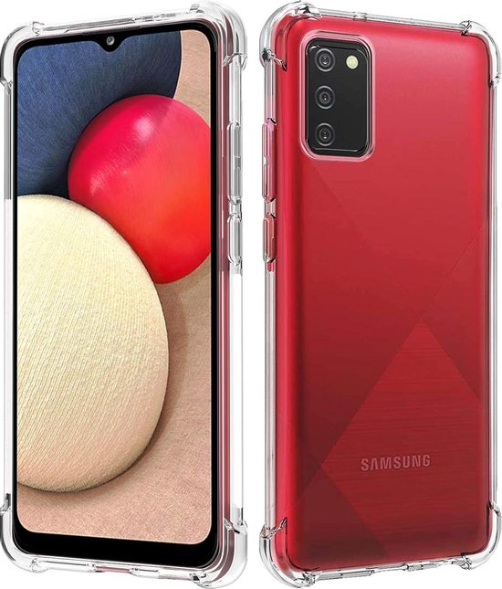 Samsung Galaxy A02S Hoesjes – Siliconen Backcover – Schokbestendig – Transparant-Ilumina Benelux