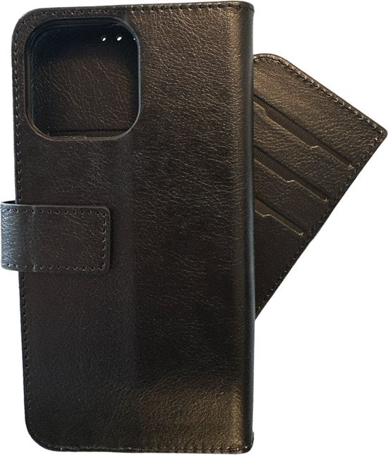 iPhone 13 Pro Max Hoesjes – Portemonnee Hoes – 9 Pasjesvakken – Multi Storage – Zwart-Ilumina Benelux
