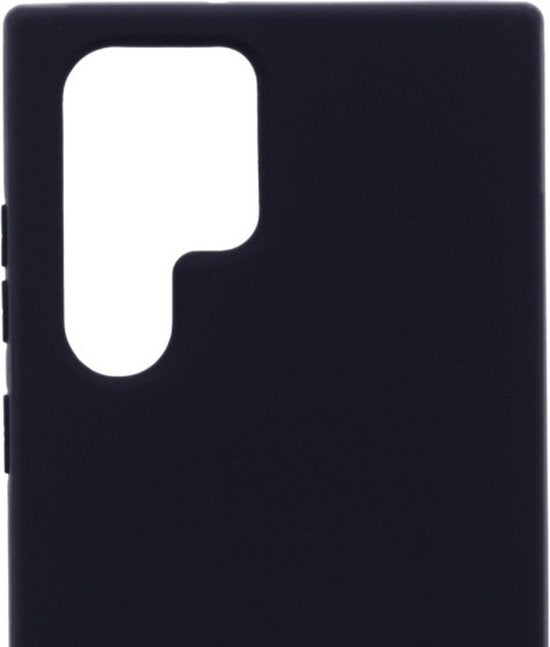 Samsung Galaxy S22 Ultra Hoesjes – Siliconen Backcover met Ketting – TPU – Zwart-Ilumina Benelux