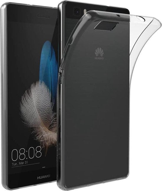 Huawei P8 Lite 2016 Hoesjes – Siliconen Backcover – Transparant – Flexibel – Beschermend-Ilumina Benelux