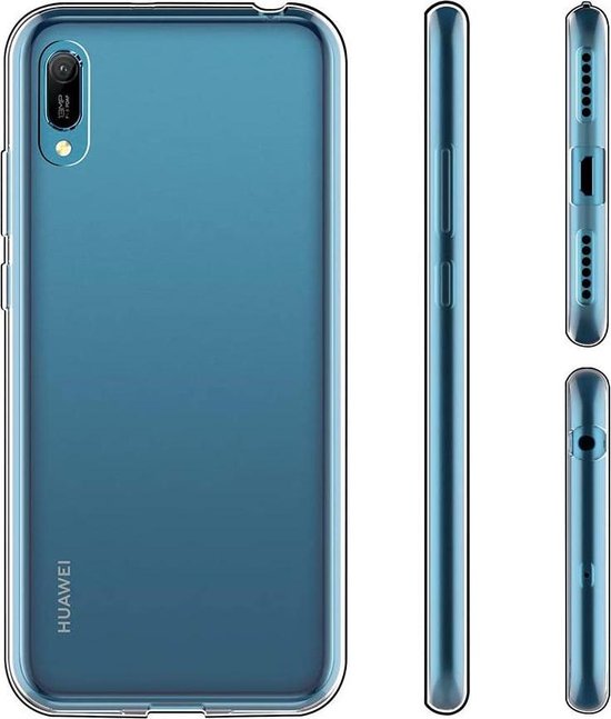 Huawei Y6 2019 Hoesjes – Siliconen Backcover – Transparant – Soft TPU – Schokbestendig-Ilumina Benelux
