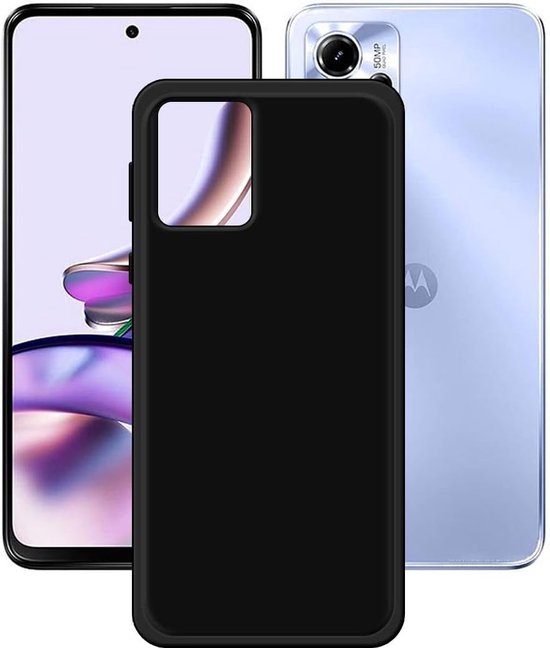 Motorola Moto G13/G23/G53 Hoesjes – Siliconen Backcover – Schokbestendig – Zwart-Ilumina Benelux