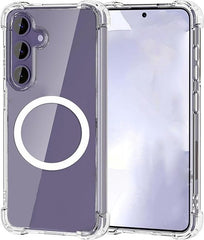 Shockproof Hoesje - Geschikt voor Samsung Galaxy S23 - Rugged Air geschikt voor MagSafe case - Transparant