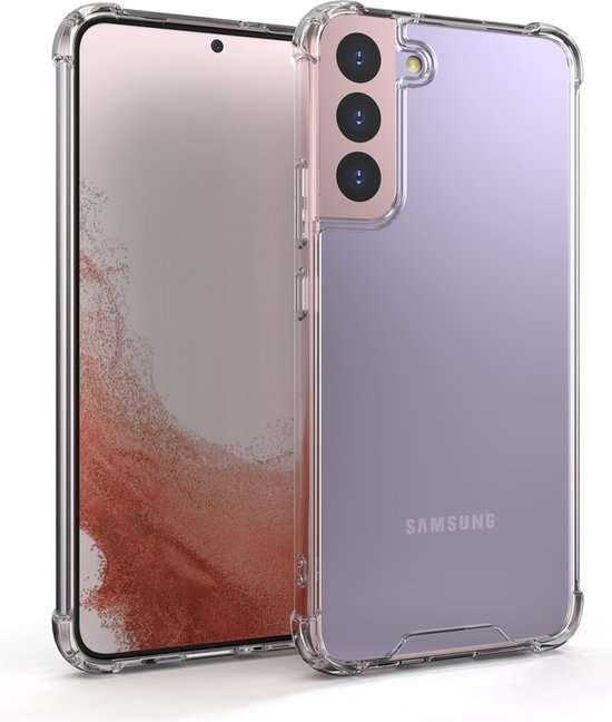 Samsung Galaxy S21 FE Hoesjes – Crystal Clear Backcover – Schokbestendig – Transparant-Ilumina Benelux