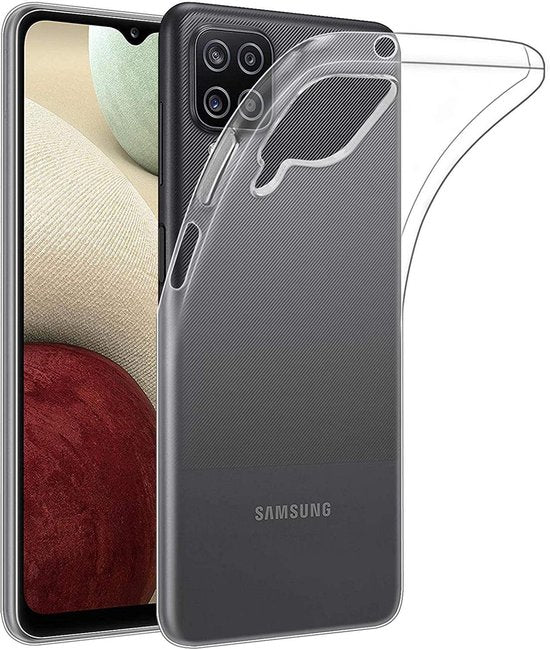 Samsung Galaxy A12 Hoesjes – Siliconen Backcover – Soft Silicone – Transparant-Ilumina Benelux