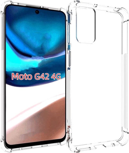 Motorola Moto G42 Hoesjes – Siliconen Backcover – Schokbestendig – Flexibel – Transparant-Ilumina Benelux