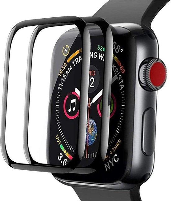 Screenprotector – Geschikt voor Apple Watch Series 1/2/3 38mm – Gehard Glas – Anti-kras – Transparant – 2-Pack-Smartwatchscreenprotector-Ilumina Benelux