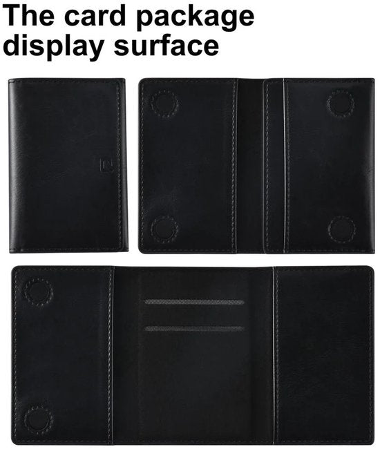 iPhone 16 Pro Max Hoesjes – Backcover – Afneembare Pasjeshouder – Zwart-Ilumina Benelux