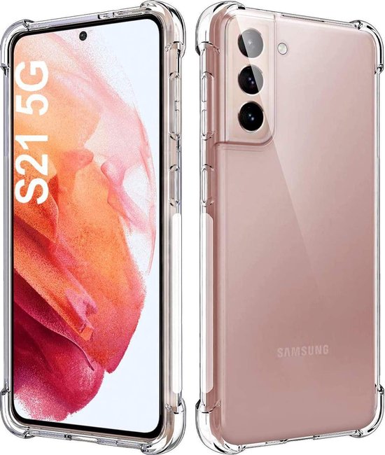 Samsung Galaxy S21 Hoesjes – Siliconen Backcover – Flexibel – Schokbestendig – Transparant-Ilumina Benelux