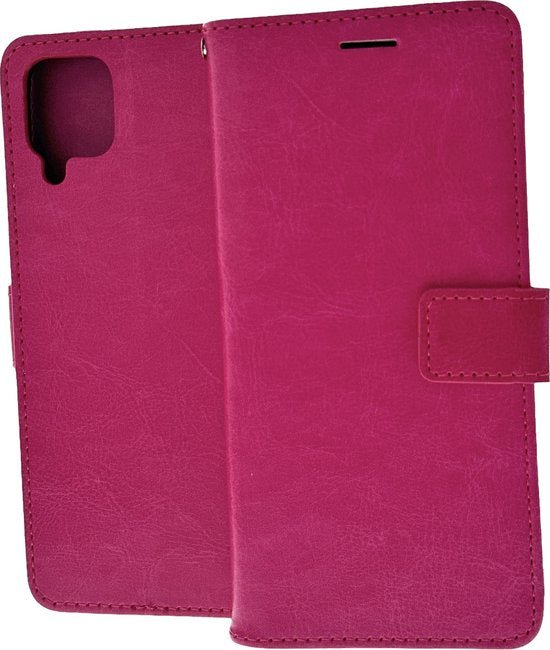Samsung Galaxy A22 4G Hoesjes – Portemonnee Book Case – Pasjeshouder – Magneetsluiting – Roze-Ilumina Benelux