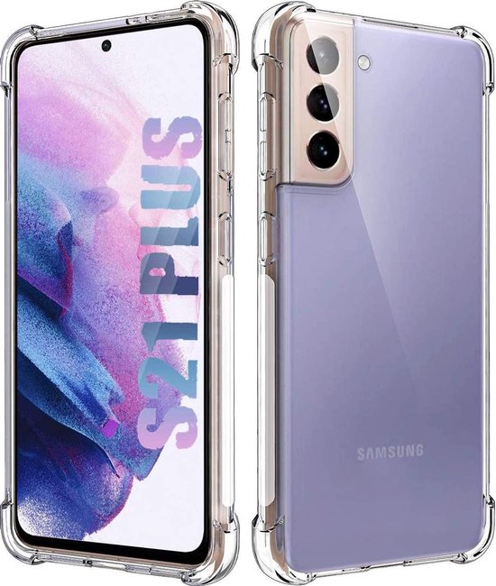 Samsung Galaxy S21 Plus Hoesjes – Siliconen Backcover – Schokbestendig – Flexibel – Transparant-Ilumina Benelux