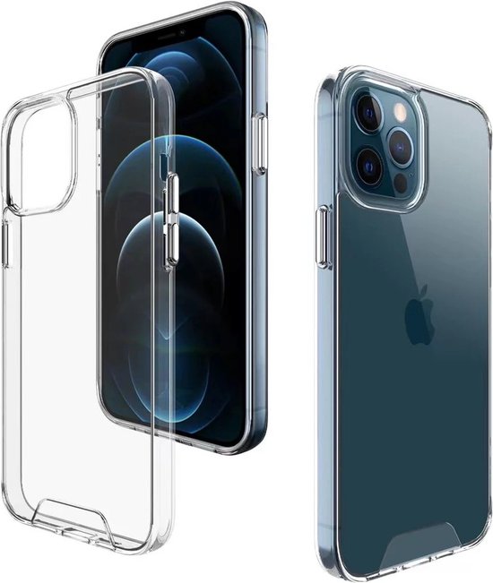 iPhone 11 Pro Max Hoesjes – Transparante TPU Siliconen Bumper – Military Grade Schokbestendig – Crystal Clear-Ilumina Benelux