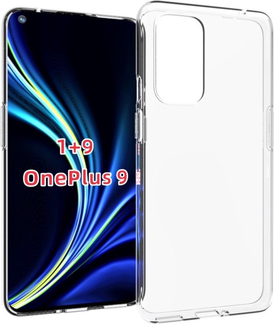 OnePlus 9 Hoesjes – Siliconen Backcover – Transparant – Soft Silicone – Schokbestendig-Ilumina Benelux