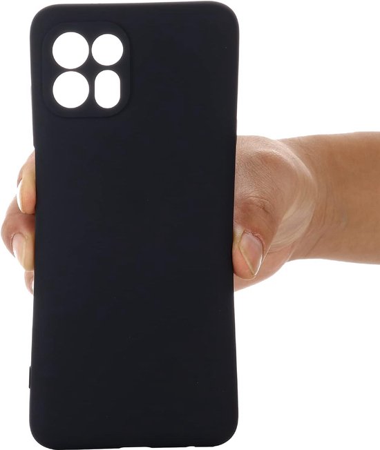 Motorola Edge 20 Lite Hoesjes – Siliconen Backcover – Schokbestendig – Zwart-Ilumina Benelux