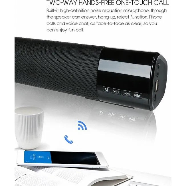 Hopestar B28S Soundbar Bluetooth Speaker – 3D Surround Draadloze Speaker – Waterbestendig – Zwart-Ilumina Benelux