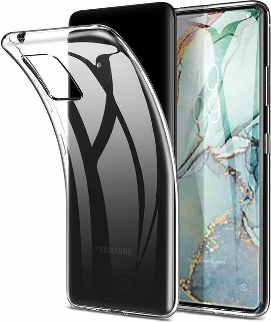 Samsung Galaxy S10 Lite Hoesjes – Siliconen Backcover – Soft Touch – Transparant-Ilumina Benelux