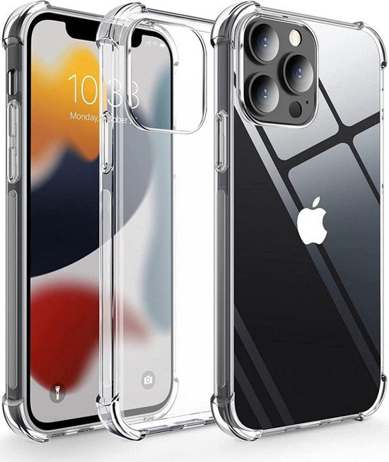 iPhone 13 Pro Hoesjes – Transparante TPU Backcover – Schokbestendig – Dun-Ilumina Benelux