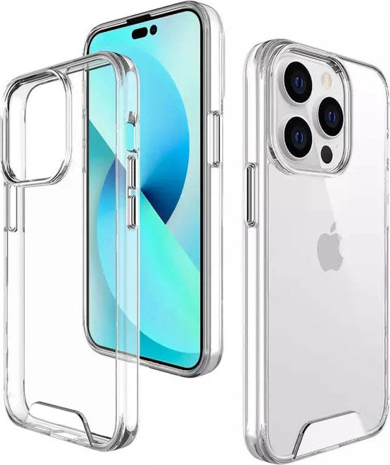 iPhone 13 Pro Hoesjes – Transparante TPU Siliconen Bumper – Military Grade Schokbestendig – Crystal Clear-Ilumina Benelux