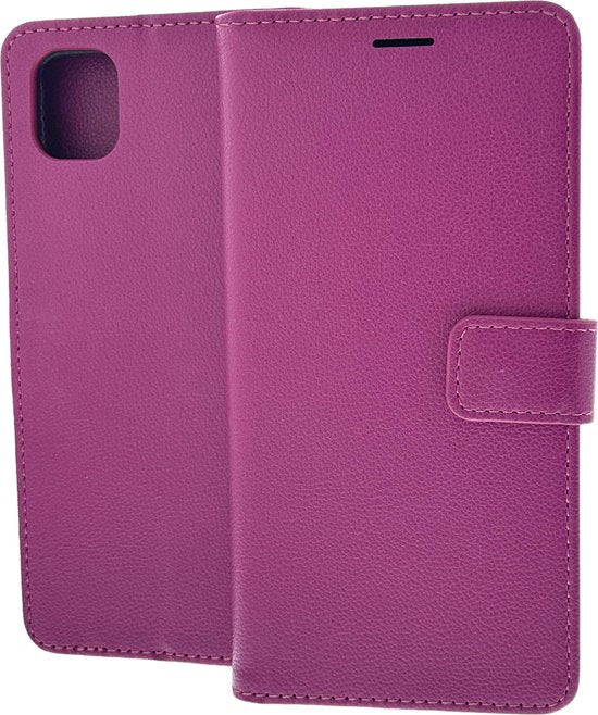 Samsung Galaxy A04 Hoesjes – Portemonnee Bookcase – Pasjeshouder – Magneetsluiting – Roze