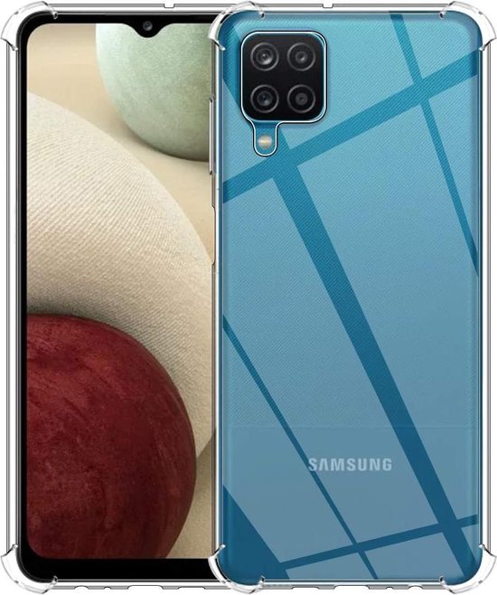 Samsung Galaxy A12 Hoesjes – Siliconen Backcover – Schokbestendig – Flexibel – Transparant-Ilumina Benelux