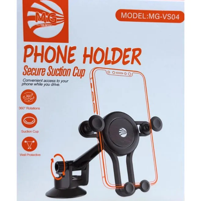 VS04 Auto Telefoonhouder – Dashboard & Voorruit – 360° Draaibaar – Zwart-Ilumina Benelux