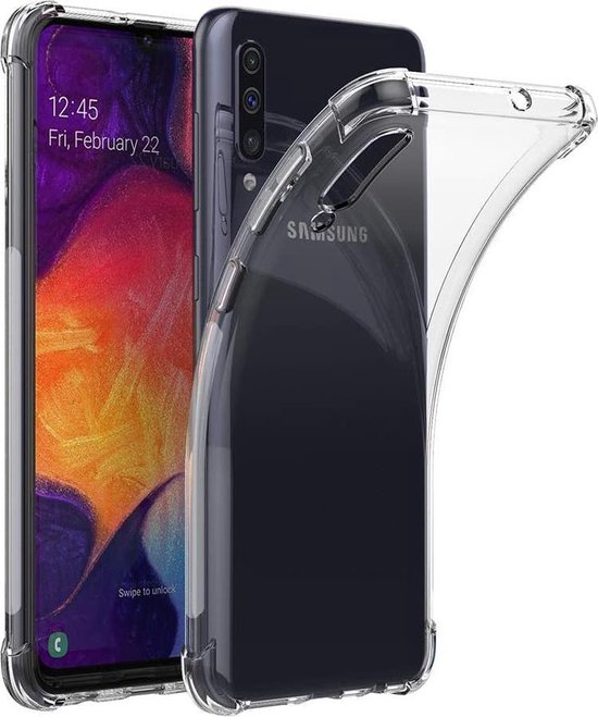 Samsung Galaxy A30S Hoesjes – Siliconen Backcover – Schokbestendig Anti-Shock – Transparant-Ilumina Benelux