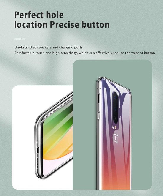 OnePlus 8 Hoesjes – Siliconen Backcover – Transparant – Soft Silicone – Schokbestendig-Ilumina Benelux