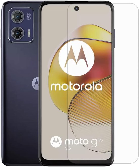 Screenprotector - Geschikt voor Motorola Moto G73 5G - 9H Glas (1-Pack)