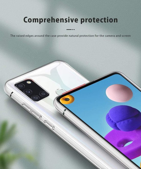 Samsung Galaxy A21S Hoesjes – Siliconen Backcover – Soft Touch – Transparant-Ilumina Benelux